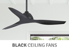 black ceiling fans