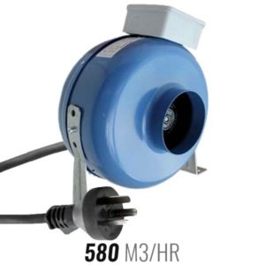 Fanco Centrifugal VKM Inline Fan 150mm with Lead & Plug