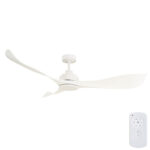 Eagle V2 DC Ceiling Fan With Remote - White 56"