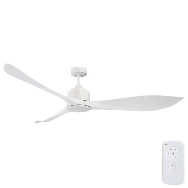 Eagle XL DC Ceiling Fan with Remote - White 66"
