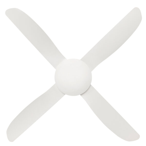 Brilliant Vector AC Ceiling Fan - Antique White 52"