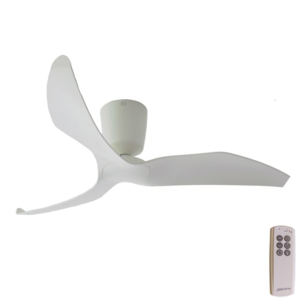 FR 3 Blade Aeratron Ceiling Fan With Remote - DC White 43"