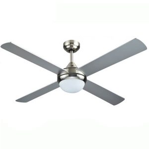 Azure Ceiling Fan - Brushed Nickel with Light 48"