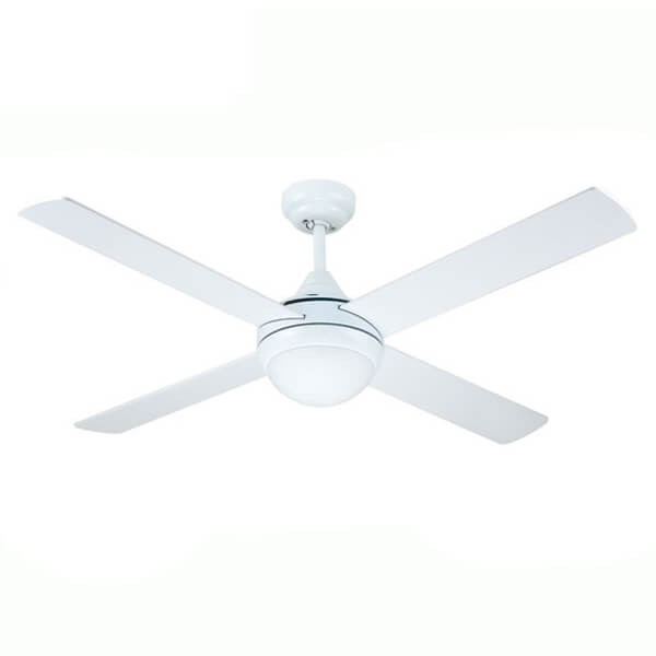 Azure Ceiling Fan - White with Light 48"