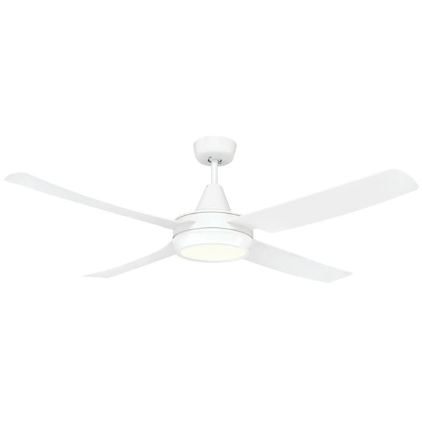 Cruze Ceiling Fan- LED light - White 52"