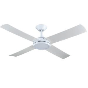 Concept 3 Ceiling Fan with CCT LED Light - White 52"