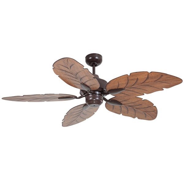 Cooya Ceiling Fan with Wall Control - Brown 52"