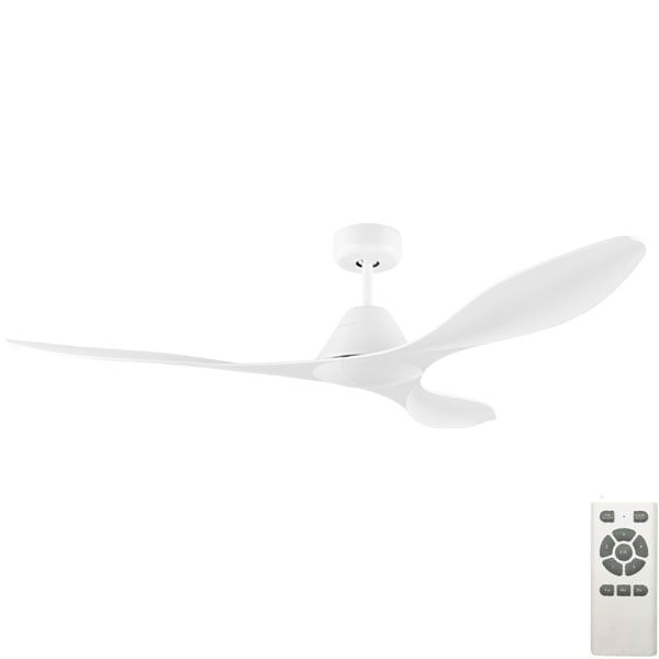 Nevis DC Ceiling Fan With Remote - White 52"