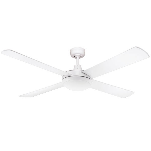 Fanco Urban 2 AC Ceiling Fan With CCT LED Light - White 52"