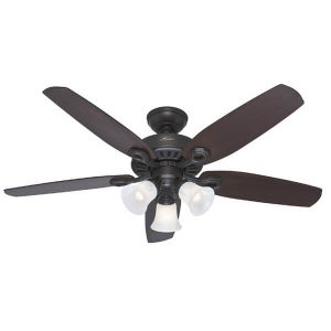 Builder Plus Ceiling Fan With Light - New Bronze 52"