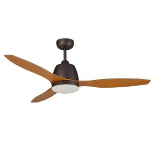 Martec Elite Ceiling Fan With LED - Old Bronze With Merbau 48"