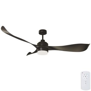 Eagle DC Ceiling Fan With LED And Remote - Black 55"