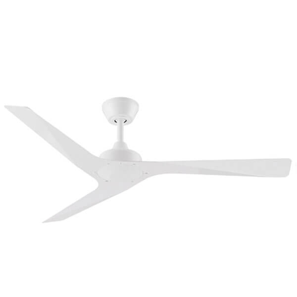 Modn-3 52" White Ceiling Fan with Wall Control by Three-Sixty