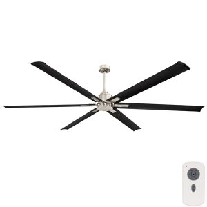 Rhino Large DC Ceiling Fan Black with Remote 84"