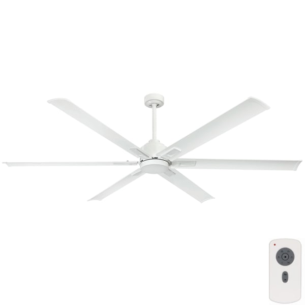 Rhino Large DC Ceiling Fan White with Remote 72"