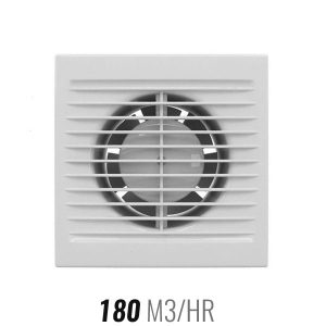S-Series 125mm White Exhaust Fan