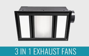 exhaust fan with heat and light