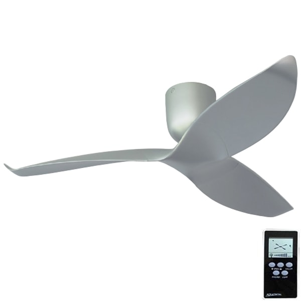 AE3+ Aeratron Ceiling Fan With Remote - DC Silver 50"