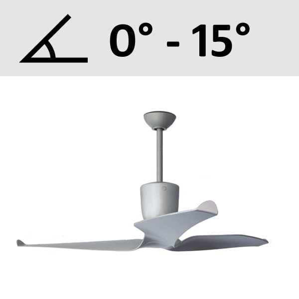 Extension Rod Raked Ceiling Kit (0° - 15°) for Aeratron FR / AE+ Models – White