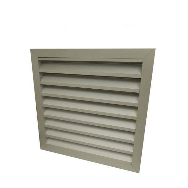 Square Vent Aluminium 450mm x 450mm with connecting flange