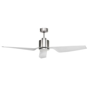 Cayman DC Ceiling Fan with Remote - Satin Nickel 52"