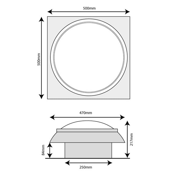 Edmonds Airomatic Roof Ventilator – Black | Fansonline Australia