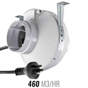 Fanco Centrifugal VK Plastic Inline Fan 150mm with Lead & Plug