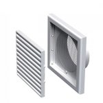 Fixed Flyscreen Vent Front 125mm