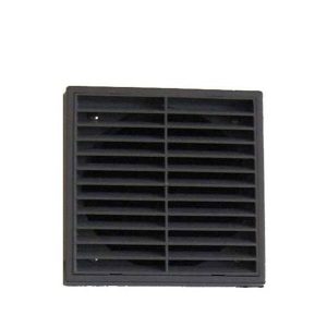 Fixed Louvre Vent Grey 150mm