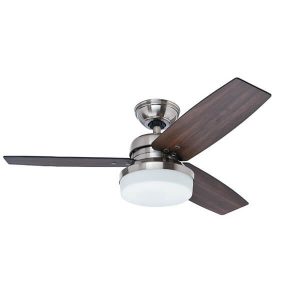 Galileo Ceiling Fan With Light - Brushed Nickel 48"