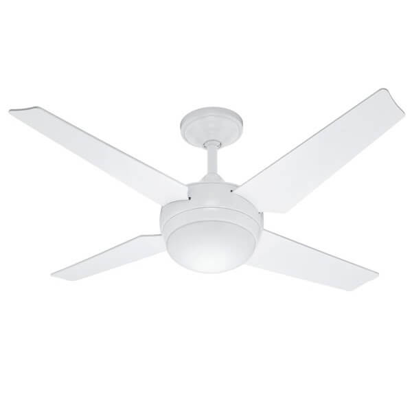 Sonic Ceiling Fan With Light - White 52"