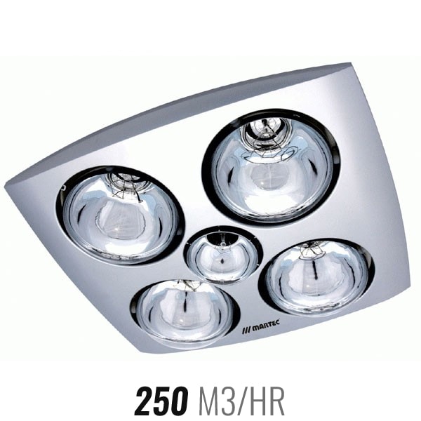 Martec Contour 4 Exhaust Fan Silver | Fansonline Australia