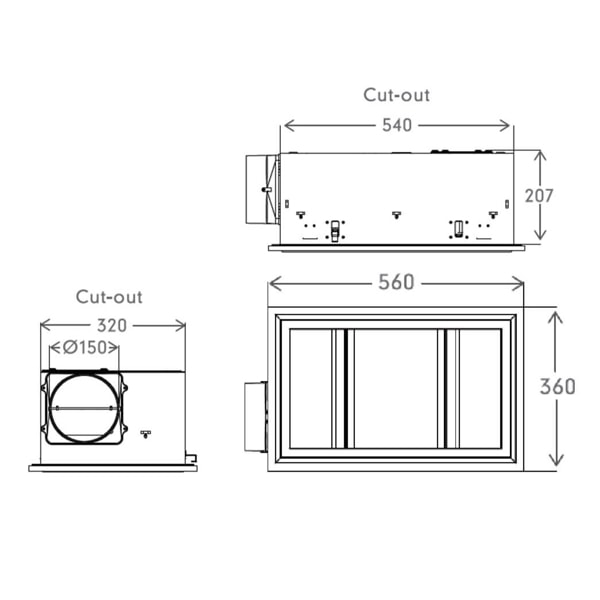 LED Exhaust Fan