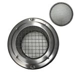 Mesh Vent Stainless Steel 200mm with Cinder Mesh