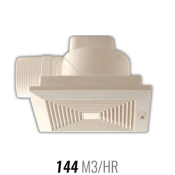 Polyaire Derby 100 Ceiling Exhaust Fan White