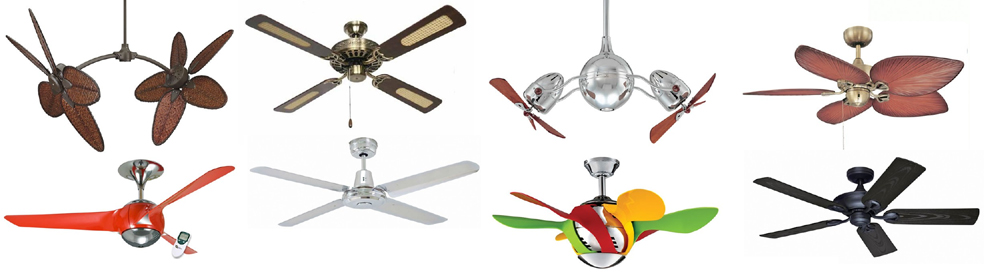 Assorted Ceiling Fans
