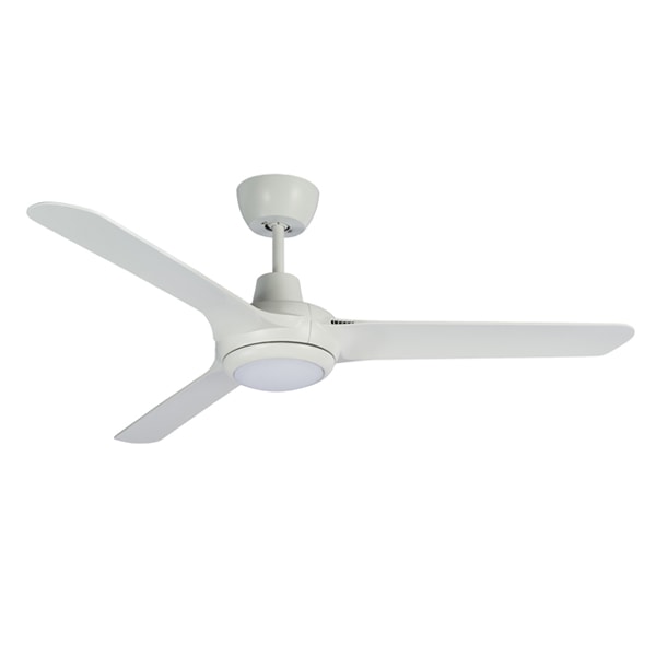 Cruise Ceiling Fan With 15W CCT LED Light - White 50"
