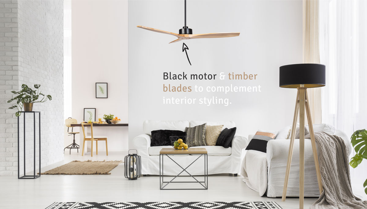 timber ceiling fans
