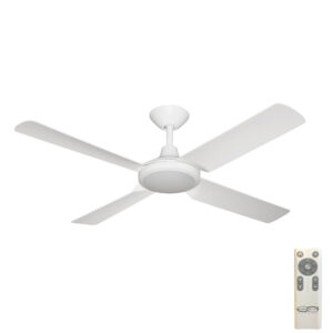 Hunter Pacific Next Creation V2 DC Ceiling Fan with LED Light- White 52"