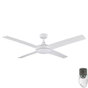 Fanco Urban 2 Indoor/Outdoor ABS Blade Ceiling Fan with Remote - White 52"