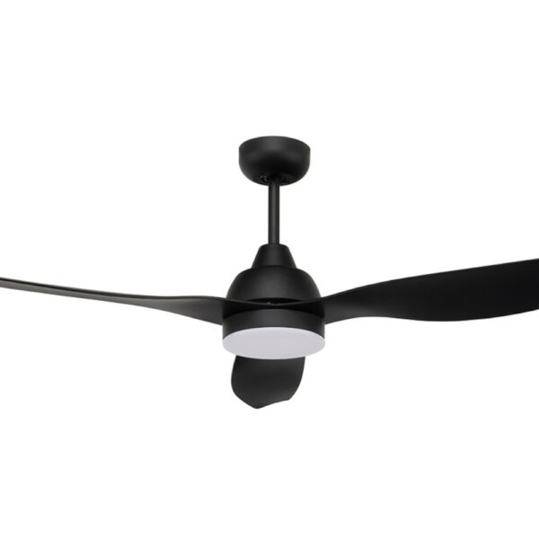 Bahama Smart DC Ceiling Fan with CCT LED Light & Remote - Black 52"
