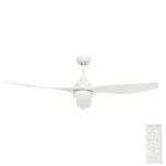 Bahama Smart DC Ceiling Fan with CCT LED Light & Remote - White 52"