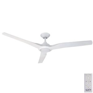 Radical II DC Ceiling Fan with LED Light and Remote - White 60"