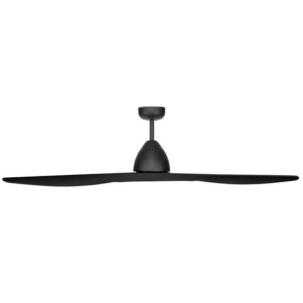 Canyon DC Ceiling Fan with Remote - Black 56"