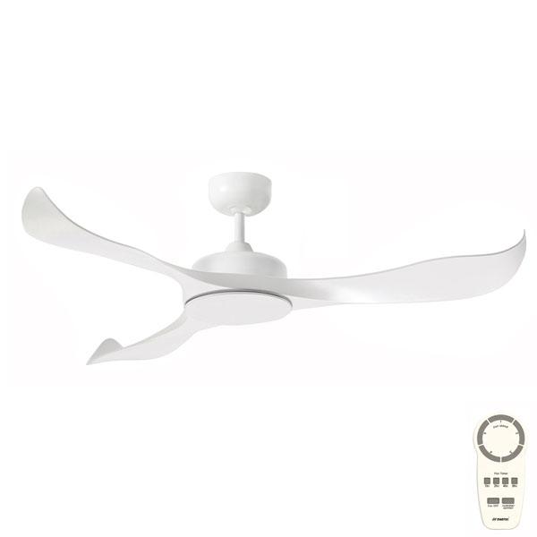 Martec Scorpion DC Ceiling Fan with Remote - White 52"