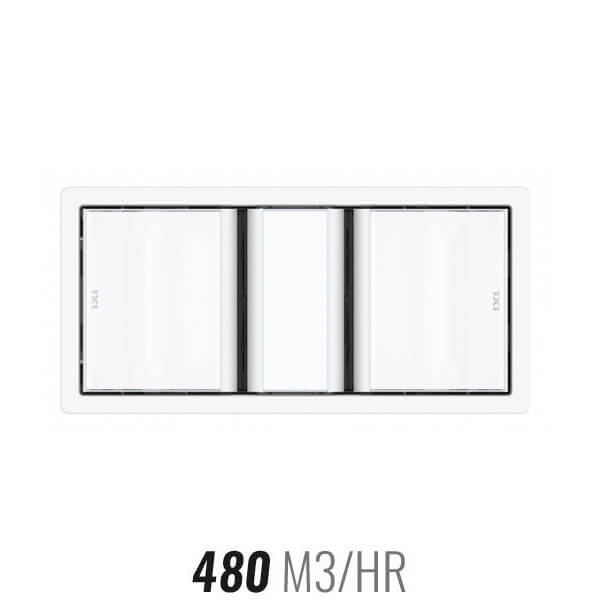 IXL Luminate Dual 3 in 1 Exhaust Fan with LED Light (White