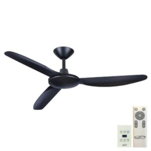 Polar DC V2 Ceiling Fan - Matte Black 56" (Remote and Wall Control)