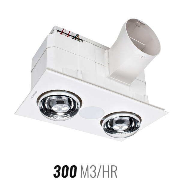 Martec Forme 2 (3in1) White Exhaust Fan Australia