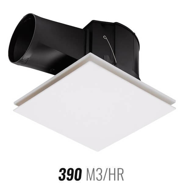 Martec Flow 300 Ceiling Exhaust Fan White Square Australia
