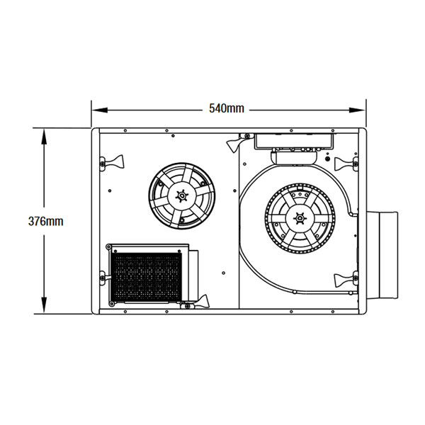 Martec Vapour 3-in-1Exhaust Fan | Fansonline Australia